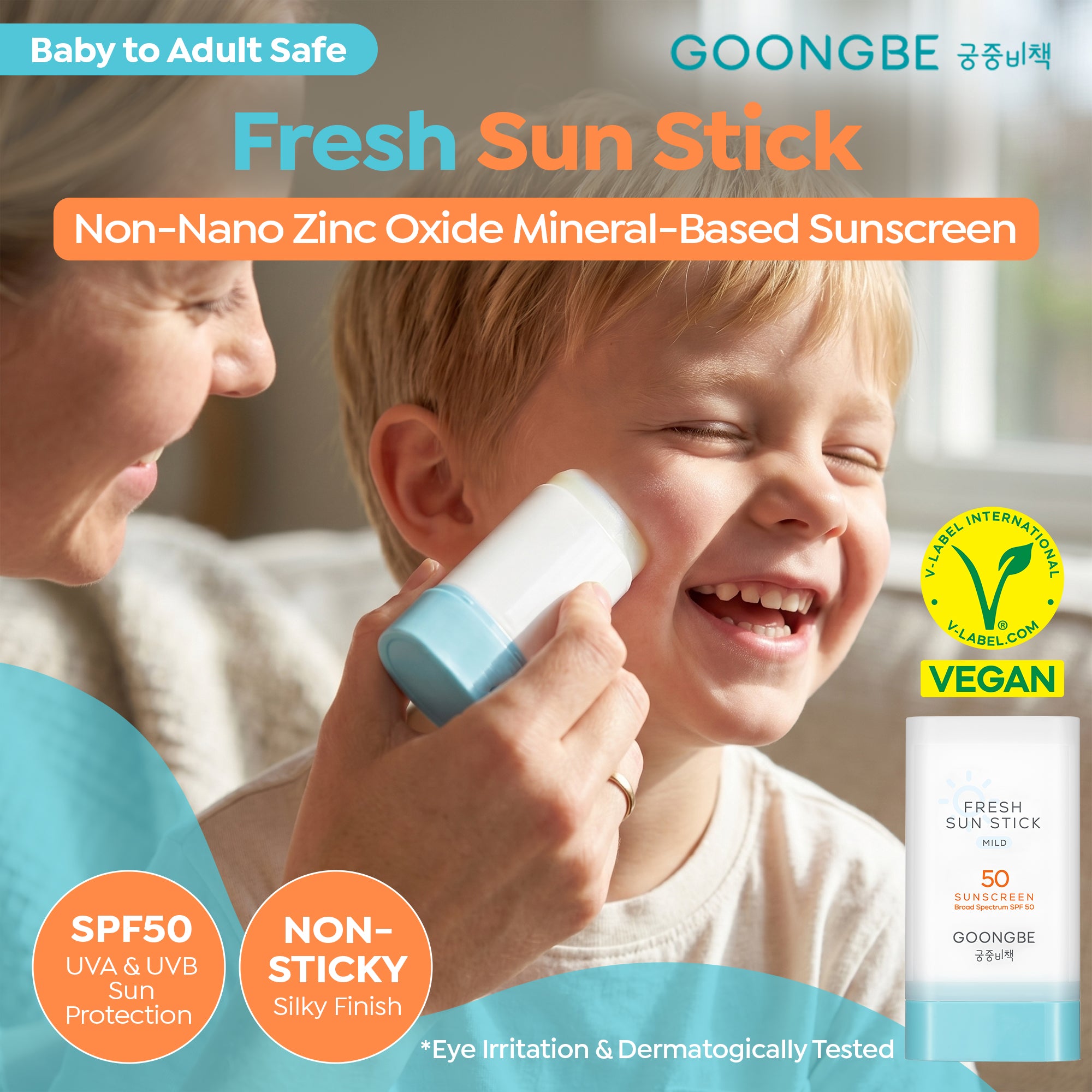 Fresh Sun Stick Mild SPF 50, 0.49 oz.