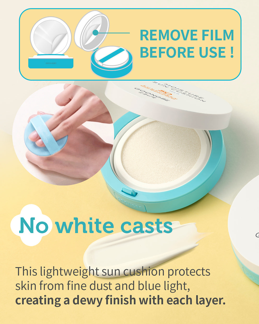 Sun Lotion SPF 40 & Moisture Sun Cushion SPF 50