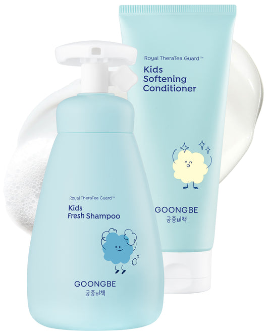 Kids' Korean Silicone-Free Low pH Fresh Shampoo & Conditioner 10.1 fl.oz & 6.76 oz
