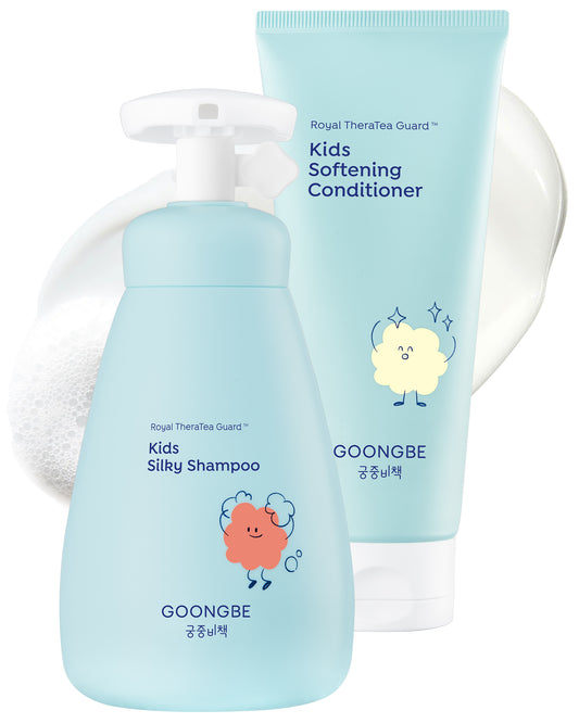 Kids Silicone-Free Silky Shampoo & Conditioner 10.1oz & 6.76oz
