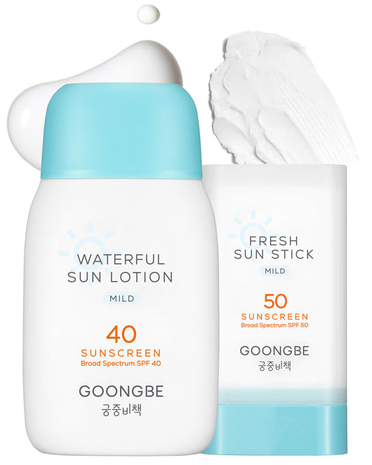 Baby Kids Sun Lotion SPF 40 & Sun Stick SPF 50, 2.82oz & 0.49oz
